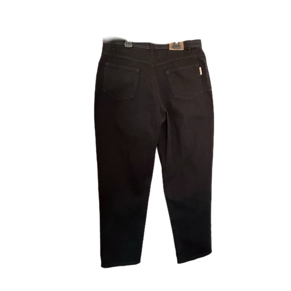 Coldwater Creek Black Jeans Women’s Size 14 With 12” High-Rise 30” Inseam - Picture 2 of 7